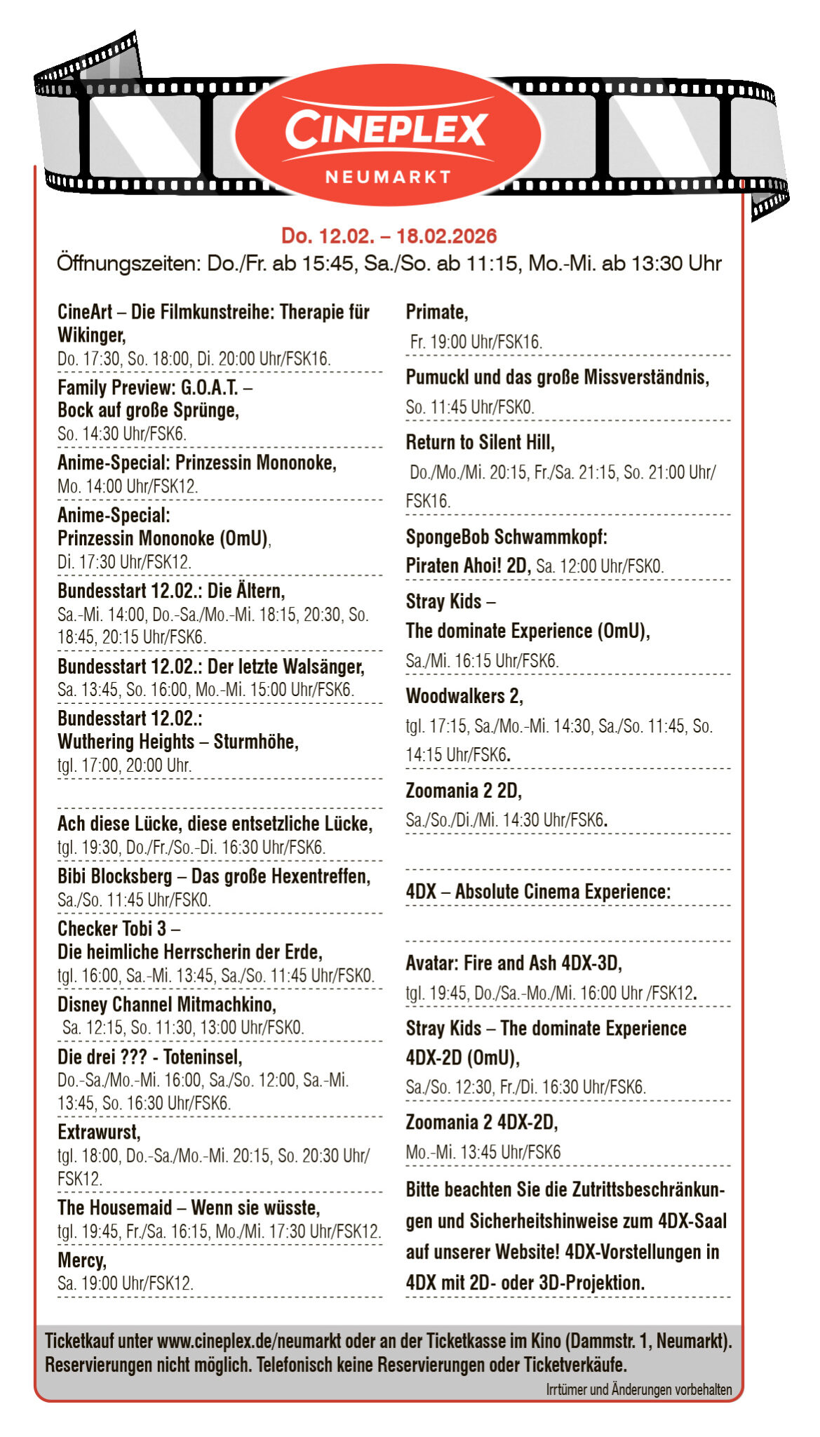 Cineplex Kln Programmnull